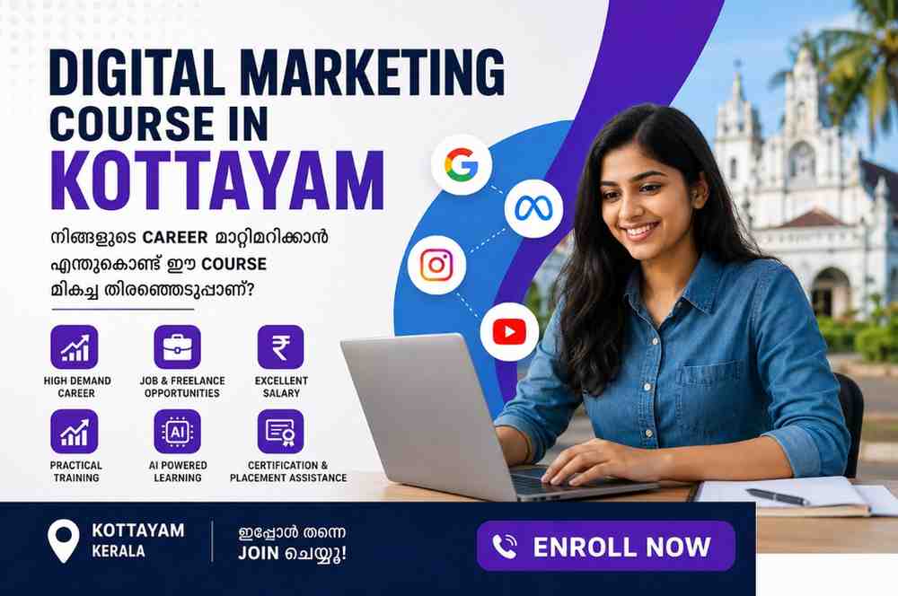 digital marketing course in kottayam| cv tech